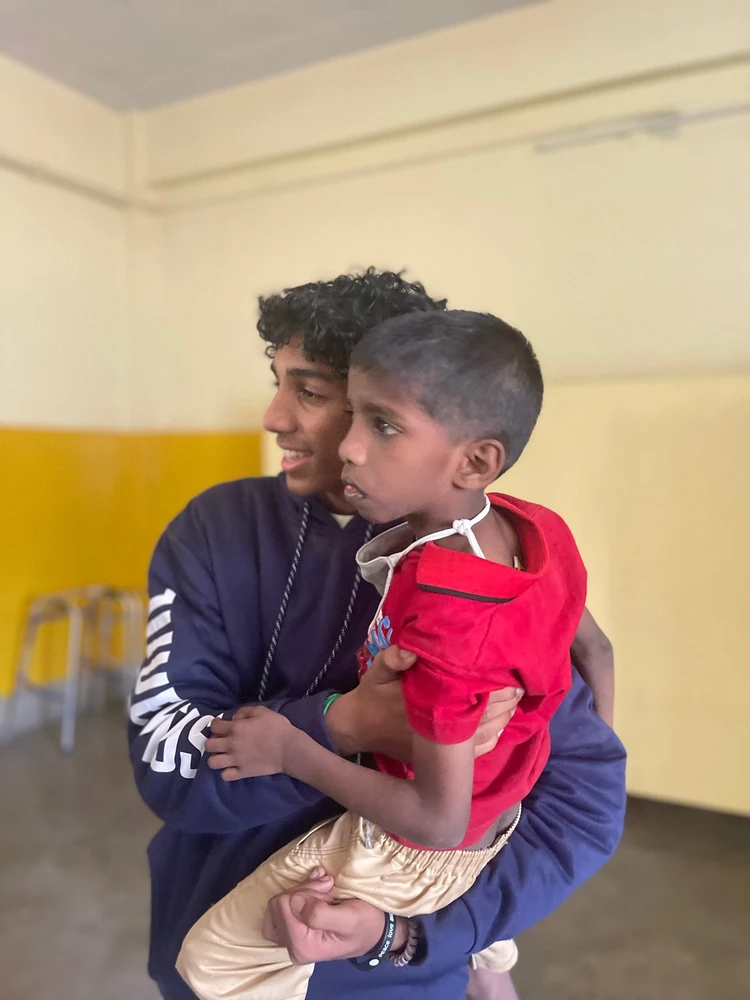 Comforting a child